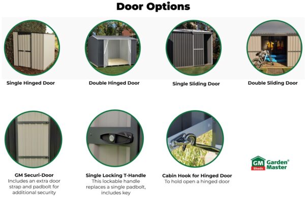 Garden Master GM1511 Garden Shed 1530mm W x 1080mm D - Image 4